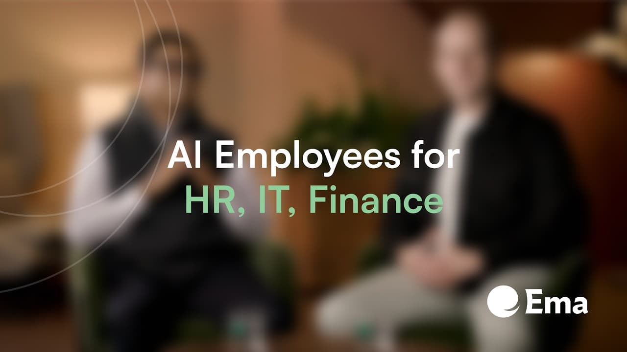 Introducing Ema's AI Employees for HR, IT, and Finance